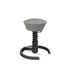 AERIS Sitzhocker Swopper 101STBKBKCP2 schwarz/grau, mit...