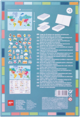 APLI KIDS Magnetspiel Weltkarte 16494 40-teilig