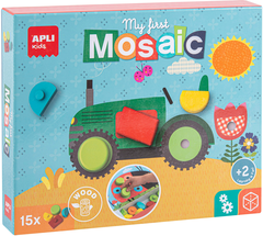 APLI KIDS Mosaikspiel 17652 15 Holzklötze