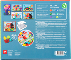 APLI KIDS Mosaikspiel 17652 15 Holzklötze