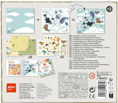 APLI KIDS Stickerspiel 19431 Tiere in der Natur