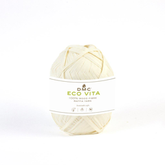 DMC Eco Vita Raffia, écru 50 g, 100 m, 100% Holzfaser
