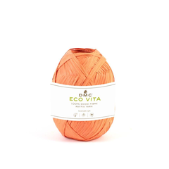 DMC Eco Vita Raffia, orange 50 g, 100 m, 100% Holzfaser