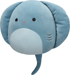 SQUISHMALLOWS Stachelrochen 30cm 6700.45315 blau-gepunktet