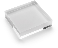 DEFLECTO Acrylblock 100x25mm AB325 transparent poliert