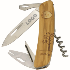 TREECK Taschenmesser Swiza 6603.93 Olivenholz