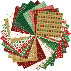 MANDARINE Origamipapier 20x20cm 52508O Weihnacht 70g 60...