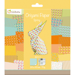 MANDARINE Origamipapier 20x20cm OR505O Frühling 70g...