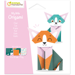MANDARINE Origamipapier 12x12cm OR508C Mon petit Katze 20...