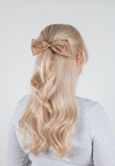 Trisa Fashion Masche auf Frenchclip braun 2 Stk