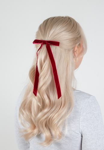 Trisa Fashion Masche auf Clip & Masche auf Frenchclip bordeaux 4 Stk.