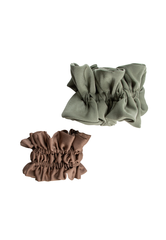 Trisa Fashion Scrunchy braun-grün