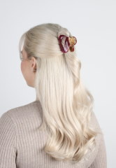 Trisa Fashion Klemme Offwhite, Bordeaux 2 Stk.