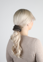 Trisa Fashion Gestricktes Scrunchy Schwarz, Grau, Braun 3...