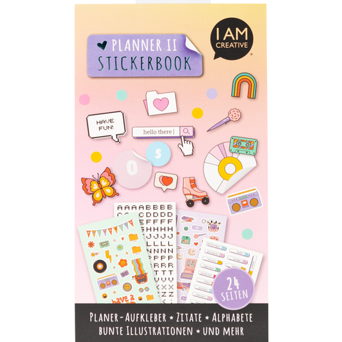 I AM CREATIVE Stickerbook 4087.582 Planner II 24 Blatt