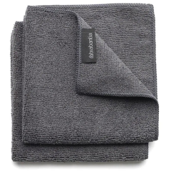 BRABANTIA Mikrofaser-Reinigungstuch 118029 dark 2 Stück