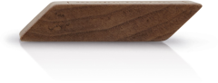 MAGNETOPLAN Design Magnet 4 Stück 1665251 Wood Series,Walnuss 60x20x13mm