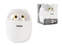 I-TOTAL Mini-Mülleimer 16x12cm XL2702 White Cat