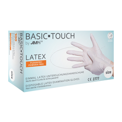 Ampri Basic-Touch Handschuhe Latex puderfrei Latex XS 100...