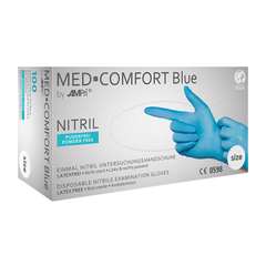 Ampri Med-Comfort Handschuhe Nitril puderfrei Blau Gr. XL...