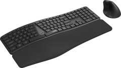 RAPOO 8810M Ergonomic Deskset 13115 Wireless, Grey