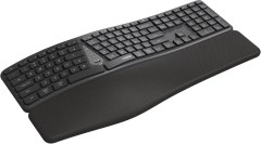 RAPOO E8810M Ergonomic Keyboard 13125 Wireless, Grey