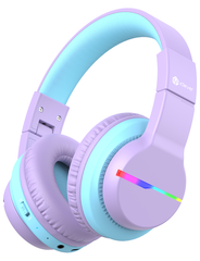 ICLEVER Headphones Kids BT LED C03-1702N-11 74/85/94 dB,...