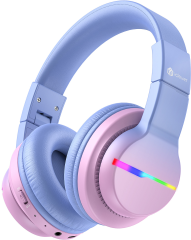 ICLEVER Headphones Kids BT LED C03-1702N-24 74/85/94 dB,...