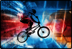 HANSA Schreibunterlage 50x34cm 41-6000.076 BMX Rider