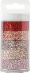 MAREIN Washitape Set 4085.1 Glitter, 15mmx3m, 5 Stück