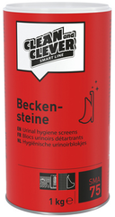 CLEAN AND CLEVER Beckensteine SMA75 1kg 9289 Urinstein-...