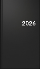 BRUNNEN Taschenkalender 2026 1075661906 1W/2S schwarz ML...