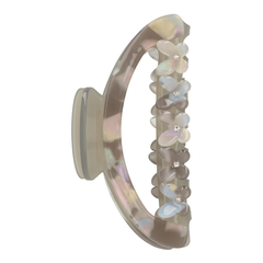 TRISA Fashion Haarklemme Strass Grau meliert