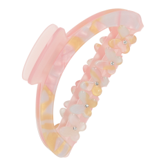 TRISA Fashion Haarklemme Strass Rosa meliert
