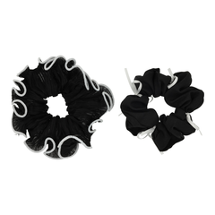 TRISA Fashion Scrunchie Set schwarz 2 Stk.