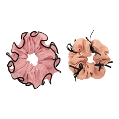 TRISA Fashion Scrunchie Set Rosa-Orange 2 Stk.