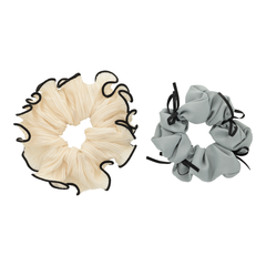 TRISA Fashion Scrunchie Set Beige-Grau 2 Stk.