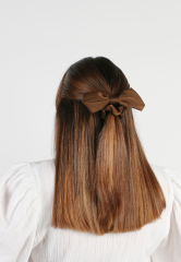 TRISA Fashion Maschen Set Scrunchie & Clip braun 2 Stk.