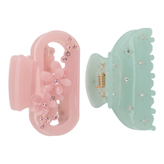 TRISA Fashion Set Haarklammern mit Strass Crème 2...