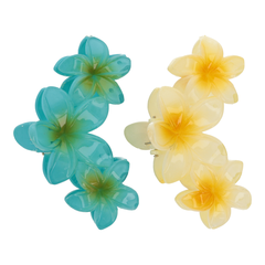 TRISA Fashion Frangipani Haarklammern Set Gelb &...