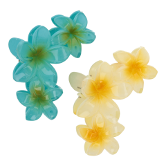 TRISA Fashion Frangipani Haarklammern Set Gelb &...