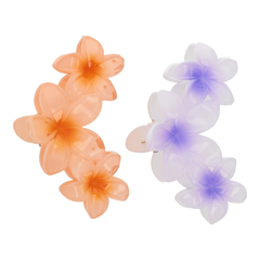 TRISA Fashion Frangipani Haarklammern Set Orange &...