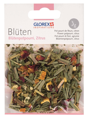GLOREX Blütenpotpourri Zitrus 3g 61601103 gelb