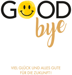 ABC Abschiedskarte B6 52298 Goodbye