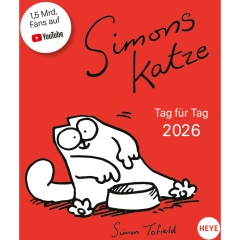 HEYE Abreisskal. Simons Katze 2026 23016+26 1T/1S DE 11x14cm