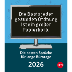 HEYE Abreisskal. Bürotage 2026 22593+26 1T/1S DE...
