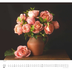 DUMONT Bildkalender 2026 260373 Rosen ML 38x35.5cm