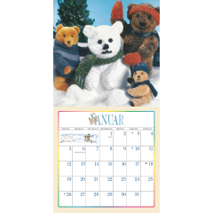 DUMONT Bildkalender 2026 260816 Der Teddybär DE 30x30cm