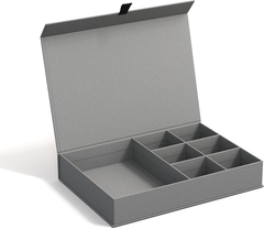 BIGSO BOX OF SWEDEN Schmuckbox Jolie 706154101TAB grau...
