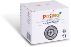 PRIMO Kreide rund 010GB100R weiss,rund staubfrei 100...